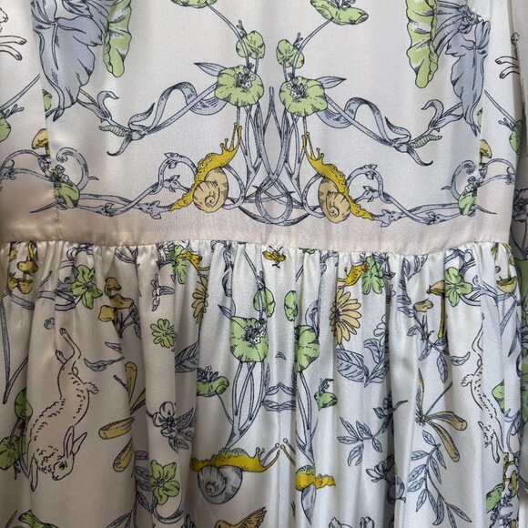 Tory Burch Printed Silk Twill Dress - Picture 5 of 12